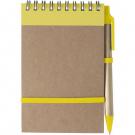 Notebook approx. A6 with ball pen