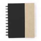 Memo holder, sticky notes, notebook, and ball pen