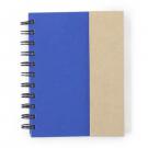 Memo holder, sticky notes, notebook, and ball pen