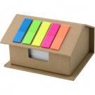 Memo holder "house", notebook, sticky notes