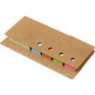 Memo holder, ruler, sticky notes, ball pen