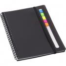 Memo holder, notebook approx. A5, sticky notes