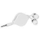 Retractable earphones