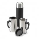 Vacuum flask 500 ml and 2 mugs 300 ml