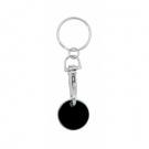 Keyring with shopping cart coin