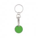 Keyring with shopping cart coin