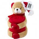Plush toy with blanket
