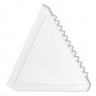 Triangular ice scraper