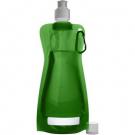 Foldable sports bottle 420 ml with carabiner