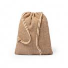 Small jute drawstring bag