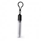 Extendable, reusable drinking straw, silicone mouthpiece and cleaning brush