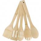 Bamboo kitchen set, 5 pcs
