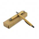 Writing set, bamboo ball pen with touch pen and mechanical pencil