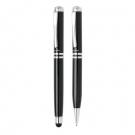 Swiss Peak writing set, ball pen and roller ball pen with touch pen