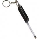 Keyring, bottle opener, LED light, measuring tape 1m