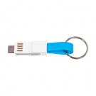 Keyring, charging and synchronization cable