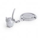 Keyring "animal" with shopping cart coin