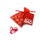 Father Christmas Santa Organza Bag