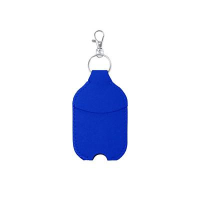 Keyring with pouch