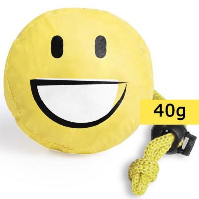 Foldable shopping bag "smiling face"