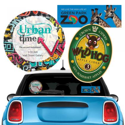 Adhesive Car Window Stickers