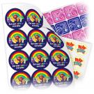 37 mm Round paper Stickers