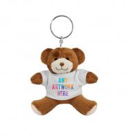 Printed Soft Toy George Keyring Teddy Bears