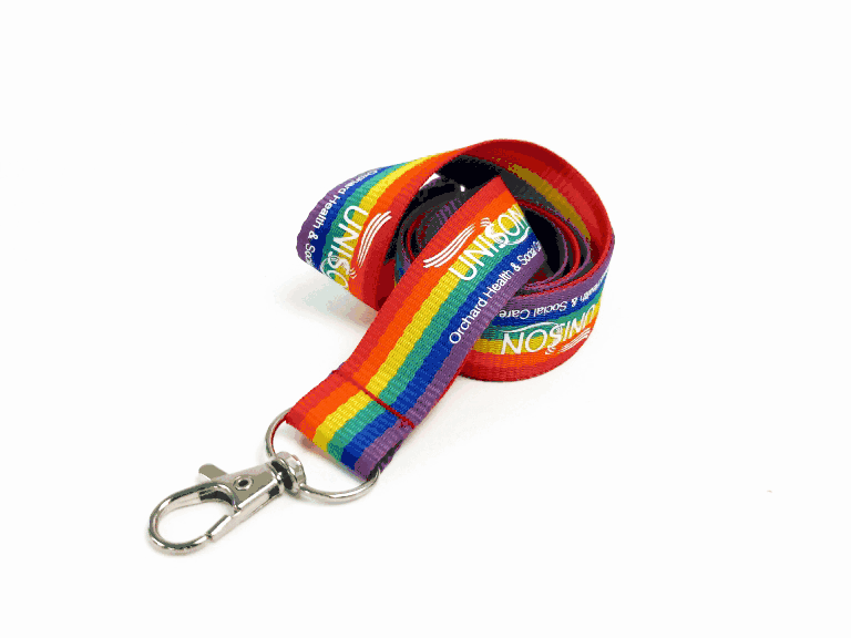 20mm Flat Polyester lanyard