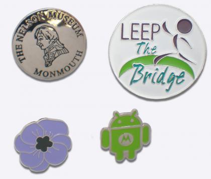 Stamped and Enamelled - Double sided 1 colour infill
