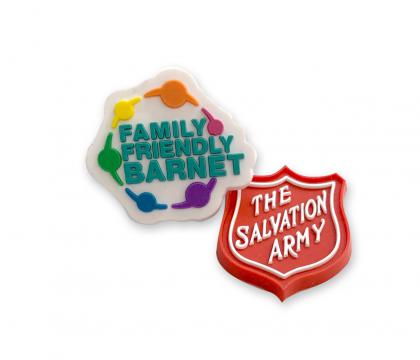 Pin badges - within 40mm