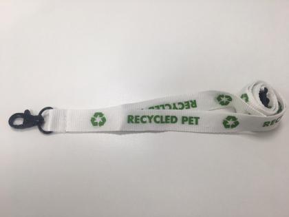 R-PET Screen Printed Lanyard - 10mm