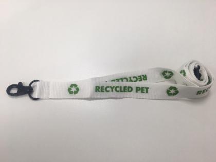 R-PET Screen Printed Lanyard - 20mm