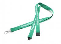 15mm Flat Polyester Lanyard with BB1 Fitting and Safety Break