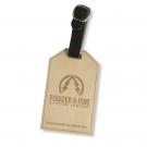 Wooden Luggage Tag