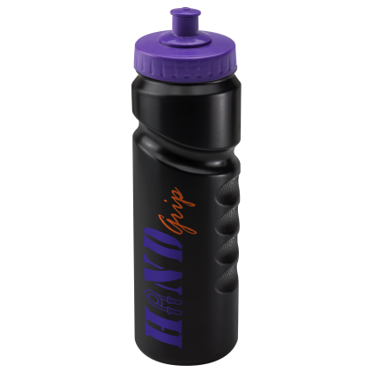 750ml Finger Grip Sports Bottle Black