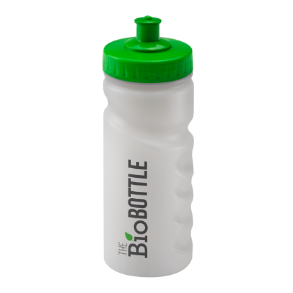 500ml Bio Finger grip sports bottle Natural