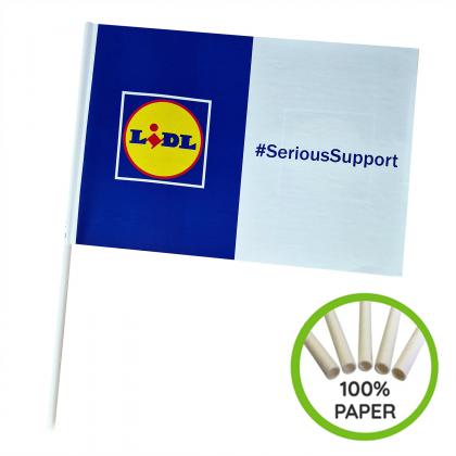 A4 Sustainable Paper Handwaving Flags