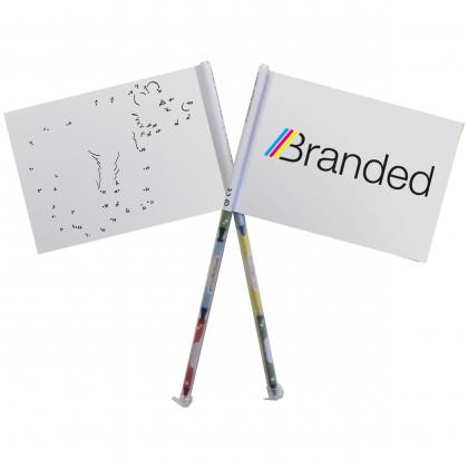 DoodleFlag - The Colouring-In Flag with Crayons