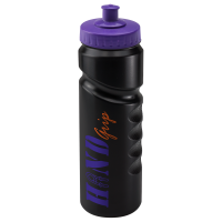 750ml Finger Grip Sports Bottle Black