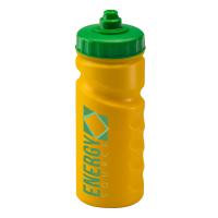 500ml Finger Grip Sports Bottle Yellow