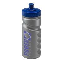 500ml Finger Grip Sports Bottle Silver