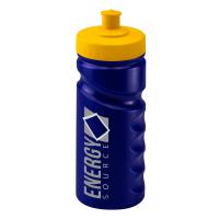 500ml Finger Grip Sports Bottle Dark Blue