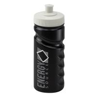 500ml Finger Grip Sports Bottle Black