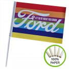 A4 Sustainable Paper Handwaving Flags