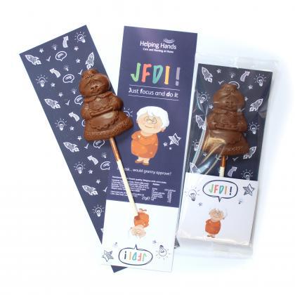 Bespoke Shaped Chocolate Lollipop