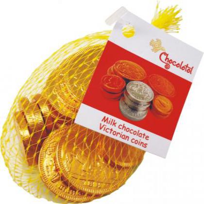 25g chocolate coin net