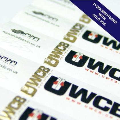 25mm Custom Printed Tyvek Wristbands