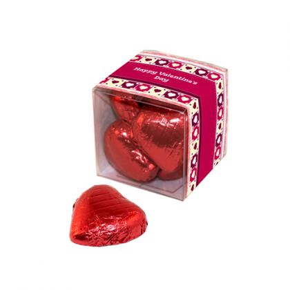 Mini Cube - Chocolate Hearts