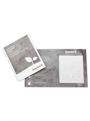 Card with one sheet of seed paper