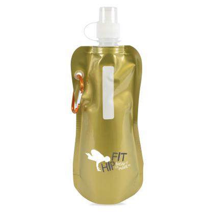 Metallic Fold Up 400ml Bottle